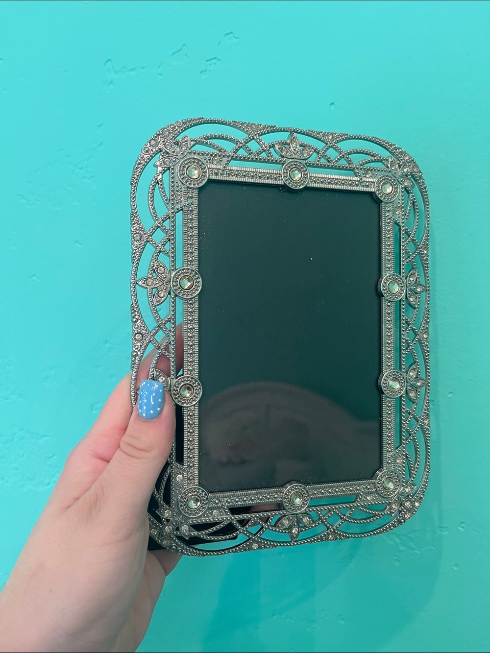 Silver 4x6 Papyrus Picture Frame